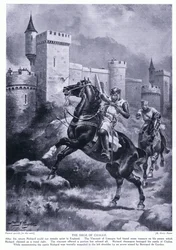 The siege of Chaluz (Richard I fatally wounded), 1920